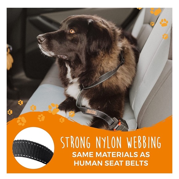 Mighty Paw Nylon Dog Seat Belt for Buckle - Picture 6 of 8